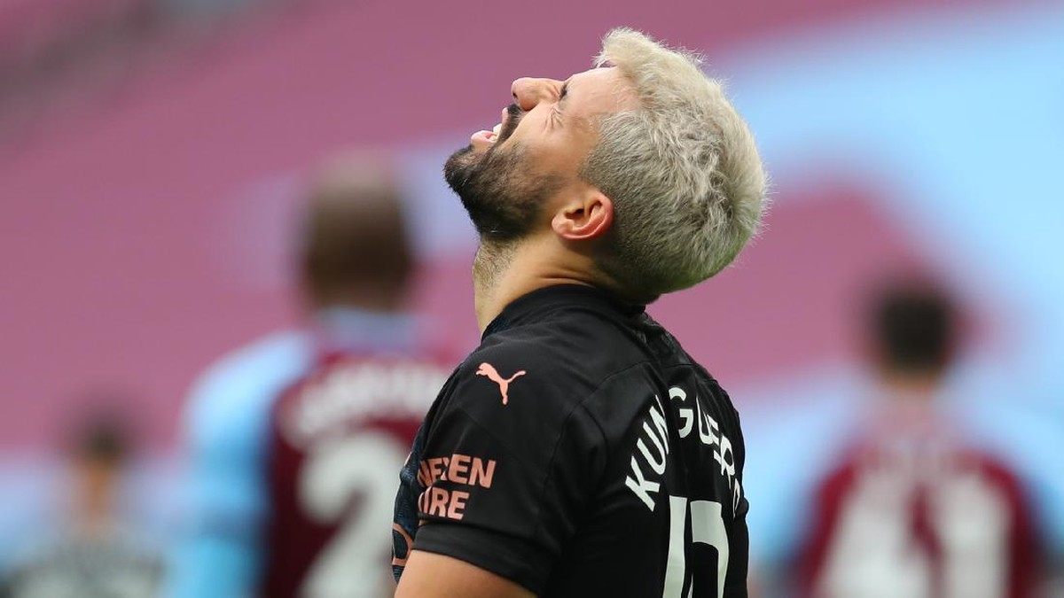 Sergio Aguero positif COVID-19. (Foto: Getty Images/Catherine Ivill)