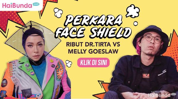 Banner dr.Tirta vs Melly Goeslaw Banner dr.Tirta vs Melly Goeslaw
