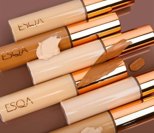 Flawless Liquid Concealer punya 6 warna terang hingga gelap/Foto: Instagram/esqacosmetics produk terbaru ESQA