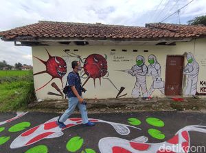 Foto: Kampung Lukis Cianjur yang Instagrammable