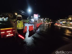 Ada Longsor, Jalur Puncak Ditutup-Kendaraan Dialihkan ke Jalur Alternatif