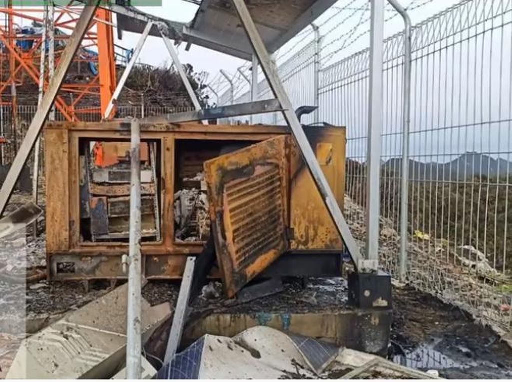 Dua Tower Palapa Ring Timur di Papua Dibakar, Internet Ilaga Putus Dua Tower Palapa Ring Timur di Papua Dibakar, Internet Ilaga Putus