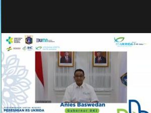 Anies dan Ahok Hadiri Peresmian Virtual RS Ukrida Jadi Rujukan COVID-19