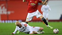 Scott McTominay, merupakan gelandang tengah yang masih berusia 24 tahun. Mampukah  Ralf Rangnick memolesnya lebih sangar lagi? (Getty Images/Richard Heathcote)