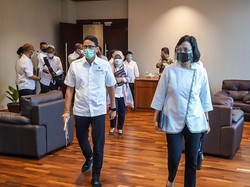 Sandiaga Uno Temui Sri Mulyani di Kantor Pajak, Ada Apa?