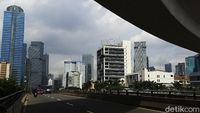 Suasana Jakarta di Hari Pertama PPKM