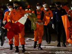 Update Petang, Total 102 Kantong Jenazah Sriwijaya Air Dievakuasi