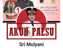 Ada Akun Facebook Catut Bupati Sri Mulyani, Pemkab Klaten: Palsu!