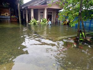 Curah Hujan Tinggi, Beberapa Daerah di Kalsel Terendam Banjir