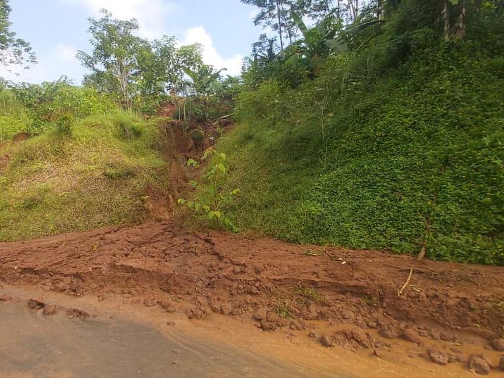 Longsor Terjang Tasikmalaya, 2 Titik Jalan Sempat Terganggu Longsor Terjang Tasikmalaya, 2 Titik Jalan Sempat Terganggu