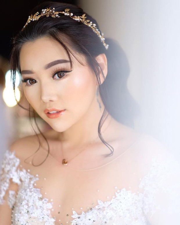 Cantiknya Gaya dan Makeup Wendy Walter saat Prosesi Sangjit