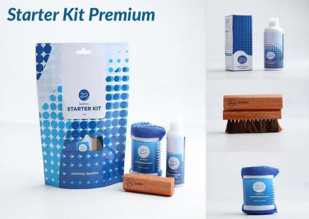 membersihkan sepatu suede