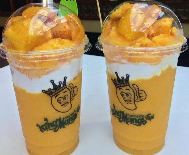 Thai Mango dari King Mango yang populer/Foto: Instagram/debbyYD ragam minuman populer