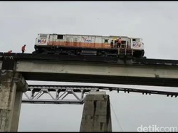 Sempat Terdampak Jembatan Putus, Perjalanan KA Lewati Brebes Kembali Lancar