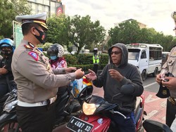 Duh, Pengguna Jalan di Banda Aceh Masih Banyak yang Tak Pakai Masker