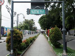 Hanya Ada Dua Palestine Walk di Asia, Salah Satunya di Bandung Hanya Ada Dua Palestine Walk di Asia, Salah Satunya di Bandung