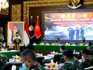 Gelar Rapim, Menhan Prabowo Sampaikan 9 Kebijakan Pertahanan di 2021