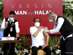 Ini 11 Perwakilan Divaksin Perdana Bareng Jokowi: MUI hingga Pedagang Sayur