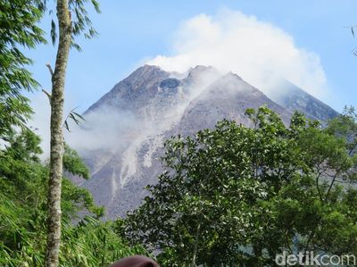 Potret Terkini Kubah Lava Merapi Sisi Barat