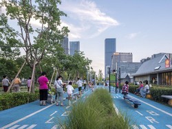 Kreatifnya China Ubah Bekas Landasan Pacu Jadi Taman Cantik