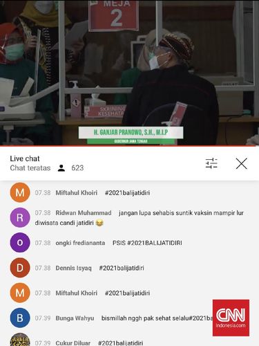 Capture Live Youtube Ganjar Pranowo