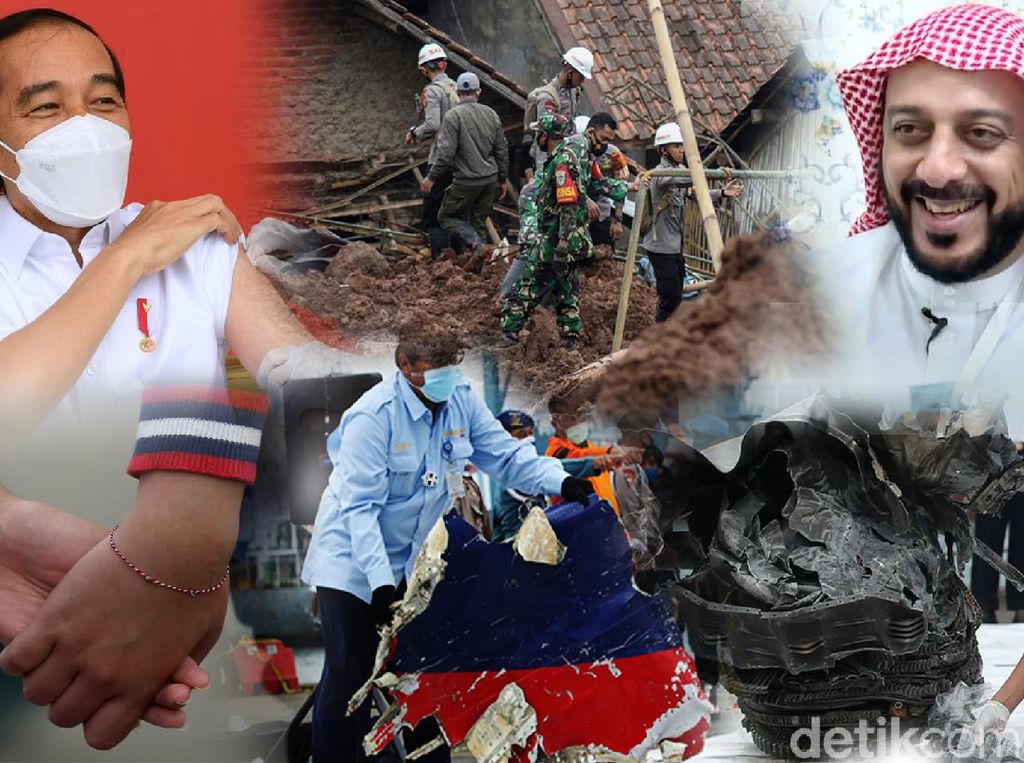 Sriwijaya Air Jatuh-Jokowi Divaksin hingga Wafatnya Syekh Ali Jaber Sriwijaya Air Jatuh-Jokowi Divaksin hingga Wafatnya Syekh Ali Jaber