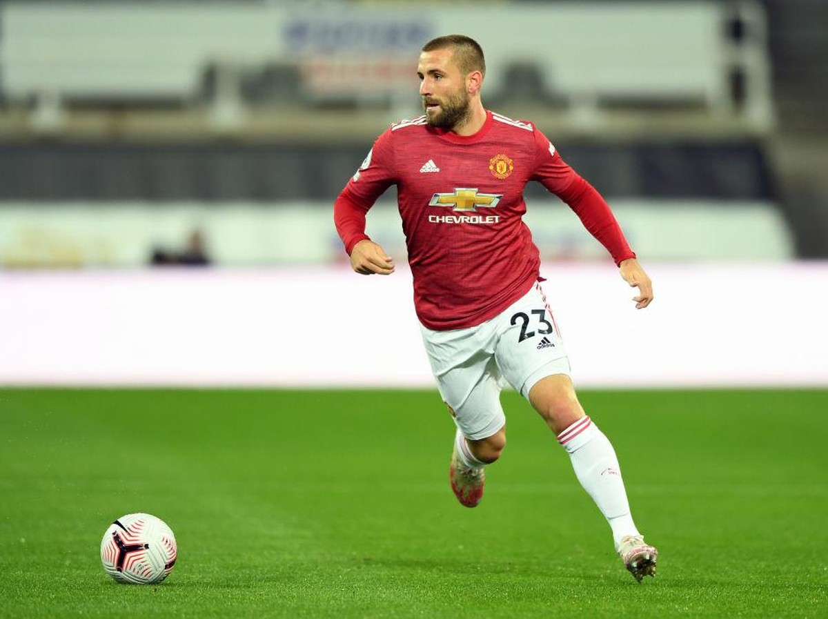 Pemain Manchester United, Luke Shaw,  mengungkap 1 hal yang tak ada duanya dari Ole Gunnar Solskjaer. ((Foto: Getty Images)