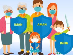 Ingat Tiga Jurus Tangkal Corona: Iman, Aman dan Imun