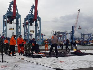 Basarnas Terima 36 Kantong Bagian Tubuh Korban Sriwijaya Air SJ182