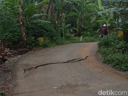 Tanah Gerak di Purbalingga: 40 Rumah-Jalan Retak