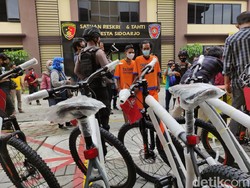 Dua Sopir Ekspedisi Gelapkan 171 Unit Sepeda Gunung Ditangkap