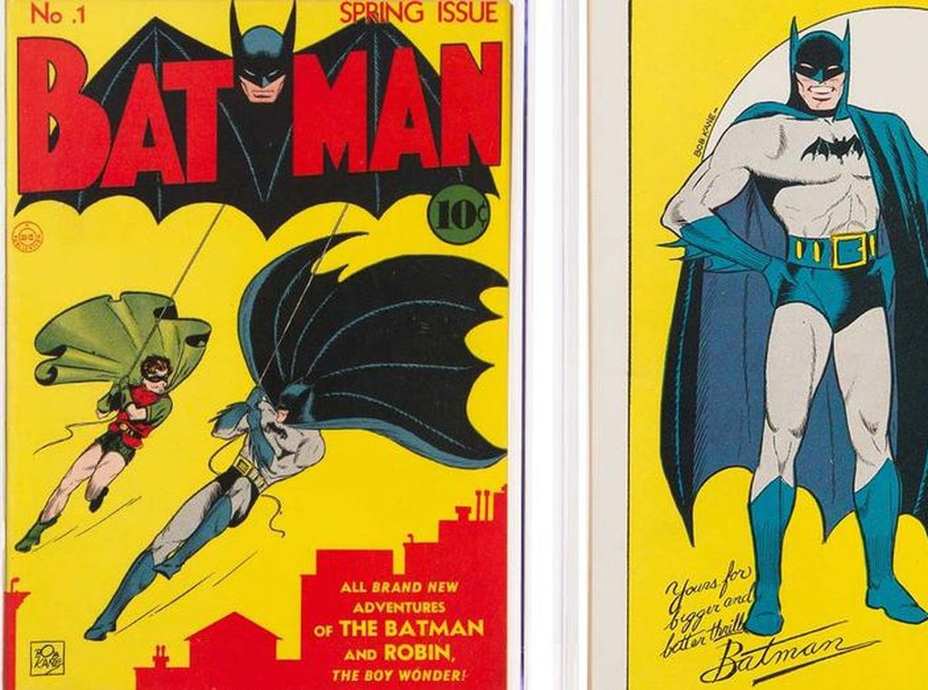 Rekor! Komik Batman Pertama dari Tahun 1940 Laku Terjual Rp 30,8 M Rekor! Komik Batman Pertama dari Tahun 1940 Laku Terjual Rp 30,8 M