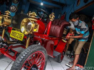 Kreativitas Tanpa Batas, Mobil Kuno Ini Dibuat dari Mesin ATV Lho