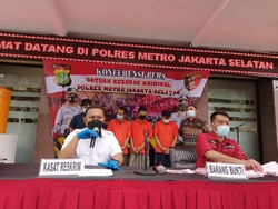 3 Pelaku Curanmor di Jaksel Ditangkap, 2 di Antaranya Napi Asimilasi