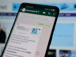500 Ribu Nakes Daftar Vaksinasi COVID-19 via Chatbot WhatsApp