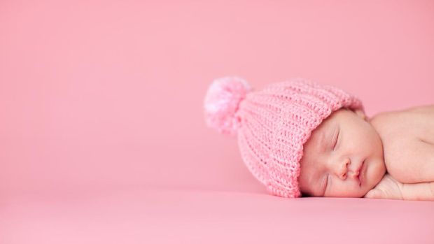 Ilustrasi bayi perempuan