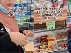 Makan Bunga Es dari Freezer Supermarket, Wanita Ini Dikritik Netizen Makan Bunga Es dari Freezer Supermarket, Wanita Ini Dikritik Netizen