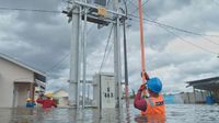 Penormalan Gardu Induk Terdampak Banjir di Kalsel Dikebut