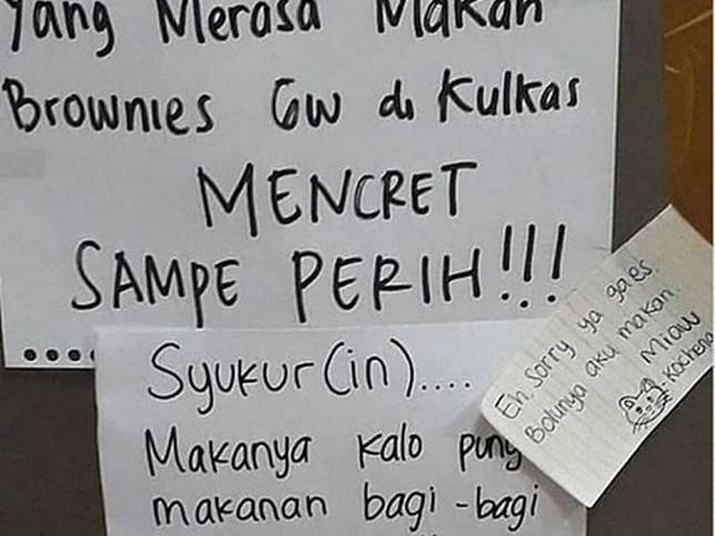 Penuh Ancaman, 5 Larangan Ambil Makanan Ini Malah Bikin Ngakak Penuh Ancaman, 5 Larangan Ambil Makanan Ini Malah Bikin Ngakak