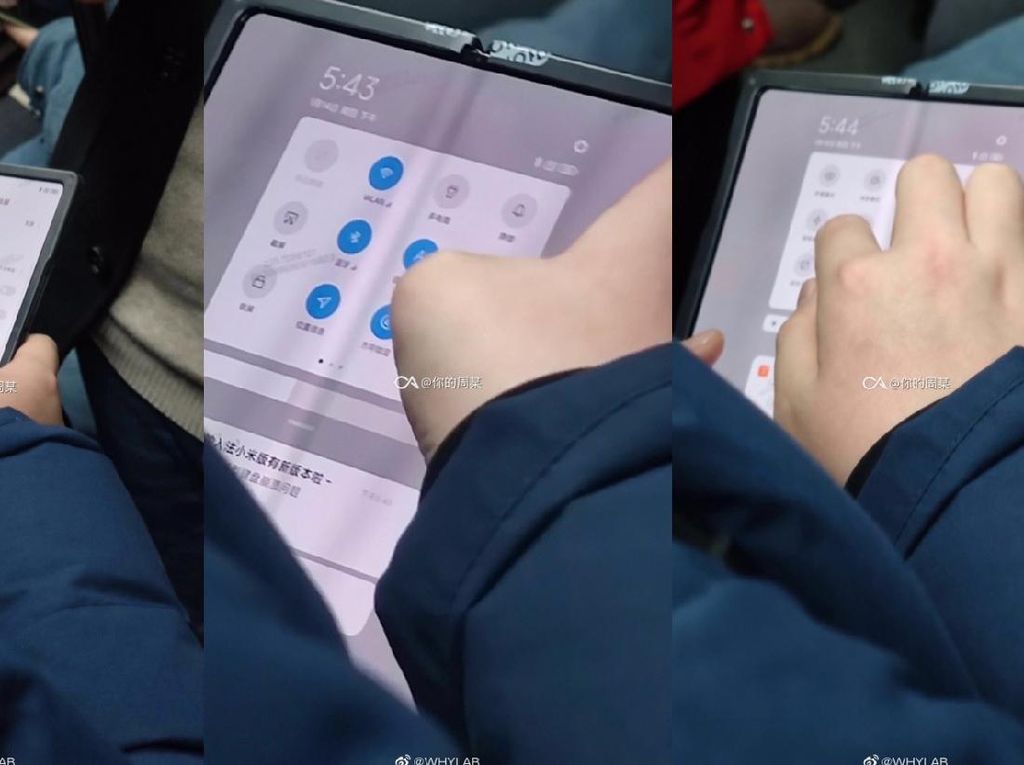Foto Penampakan Ponsel Layar Lipat Xiaomi Beredar, Lihat di Sini Wujudnya Foto Penampakan Ponsel Layar Lipat Xiaomi Beredar, Lihat di Sini Wujudnya
