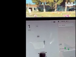 Gaib, Mobil Tesla Bisa Melihat Hantu di Kuburan
