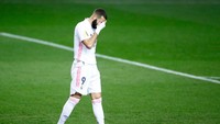 Keenam, Real Madrid masih kesulitan untuk mencetak gol dan cuma bergantung kepada Karim Benzema (Getty Images/Fran Santiago)