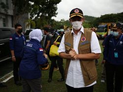 Kepala BNPB Cek Longsor Majene, Jalur Ulumanda Sudah Bisa Dilewati Motor