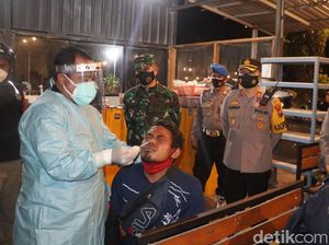 14 Pelanggar Prokes di Gresik Rapid Antigen Usai Terjaring Operasi