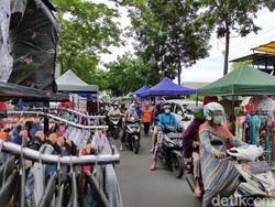 Pasar Dadakan Jalan Ponti Sidoarjo Ramai Didatangi Warga, Begini Kondisinya