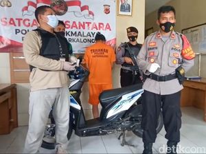 Berkedok Musafir, Pria Nekat Curi Motor di Tasikmalaya