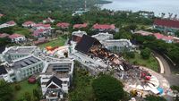 Potret Udara Kerusakan Kantor Gubernur Sulbar Akibat Gempa