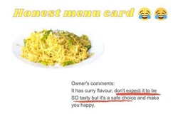 Restoran China Ini Viral Karena Sebut Menu Makanan yang Tak Enak