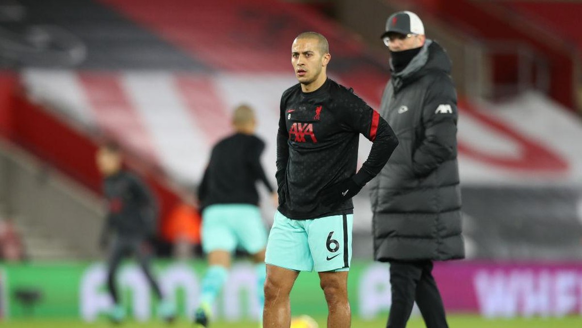 Juergen Klopp yakin Thiago Alcantara sudah sepenuhnya fit (Getty Images/Naomi Baker)