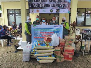 Pegadaian Sumbang Sembako & Alat Ibadah untuk Korban Longsor Sumedang